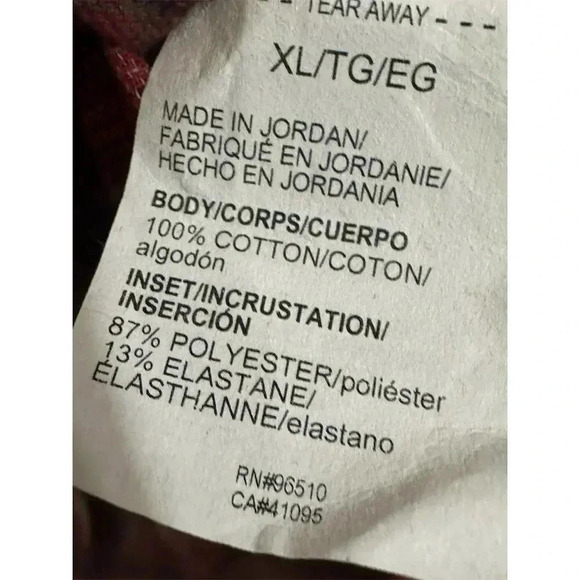 Under Armour Mens XL Shirt Red Plaid Long Sleeve Snaps Casual Lightweight - Picture 6 of 8